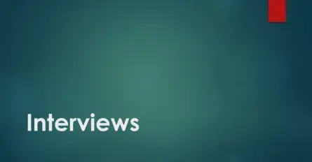 Interviews