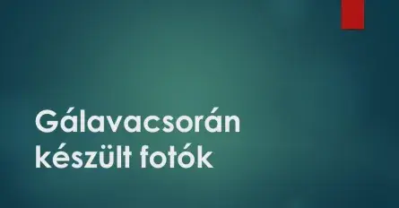 Gálavacsora fotók